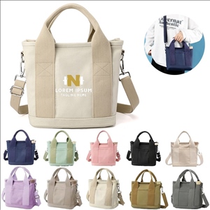 Canvas Crossbody Shoulder Tote Bag